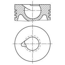 Поршень MAN D0224-0226 (Б.У) 102,5mm