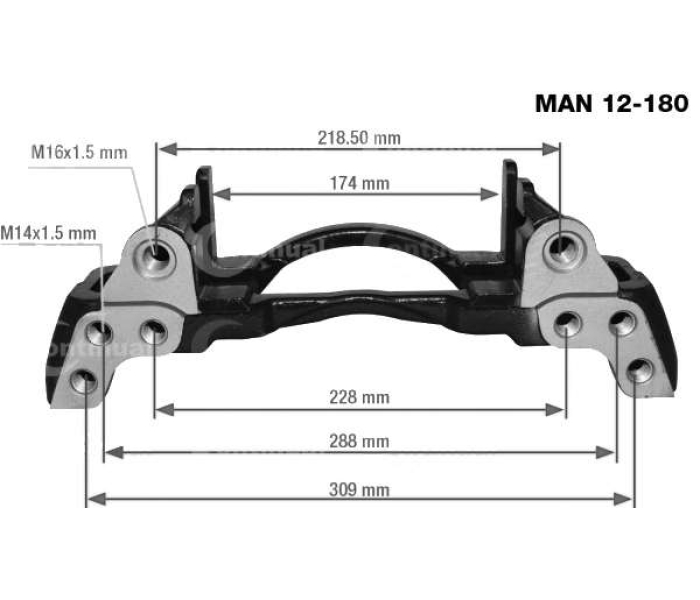 Скоба суппорта MAN TGL 17.5 SN5